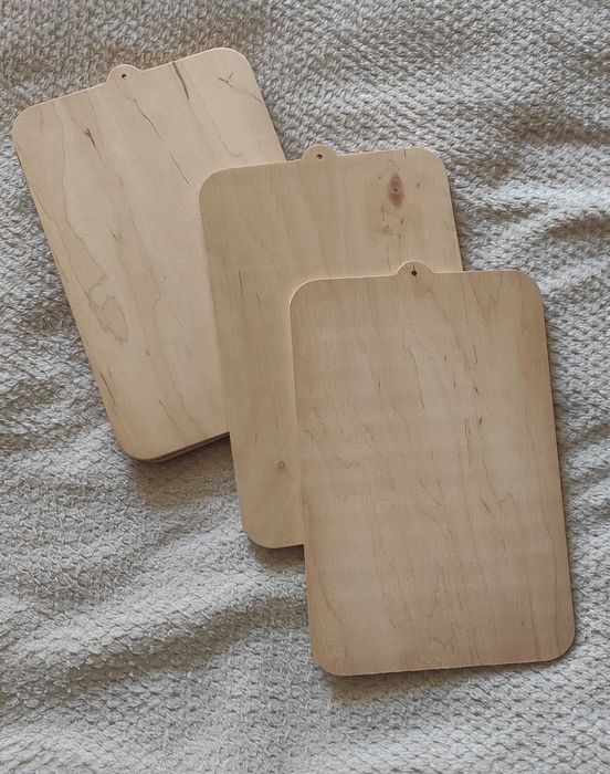 drewniana zawieszka prostokątna decoupage 20x13cm