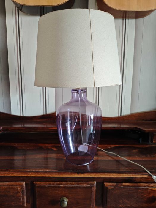Candeeiro de mesa em vidro Zara Home
