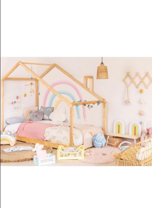 Abbin Kids Wooden Bed for 90 cm Mattress, Sklum Brand, Novissima Model