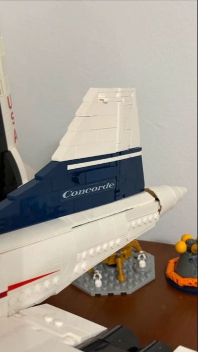 Lego concorde montado