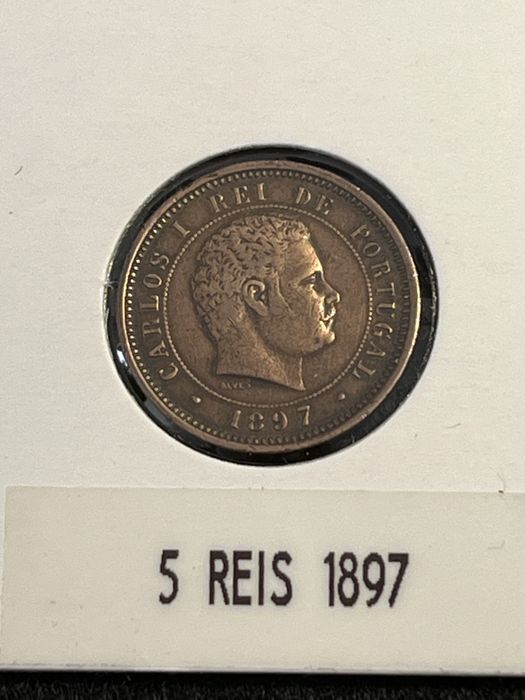 5 Reis 1893. ; 1897 ( Bronze )