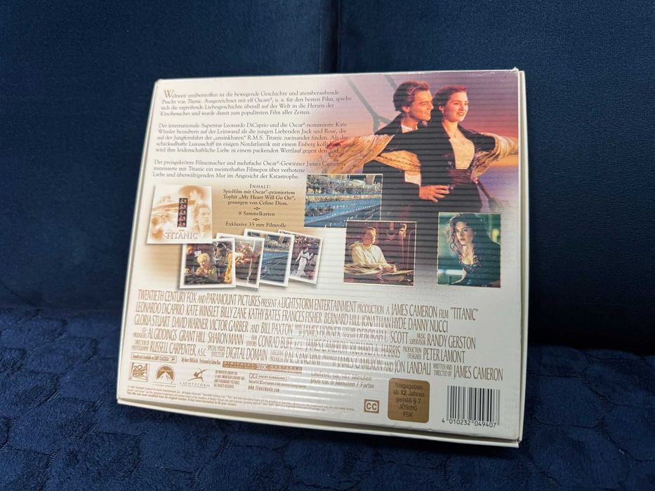 Album Film Kaseta Titanic VHS z kadrami