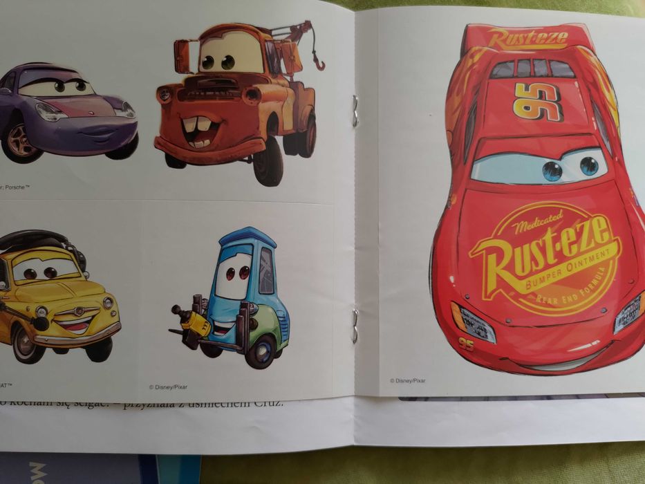 Tomek, Auta cars  książeczki dla dzieci