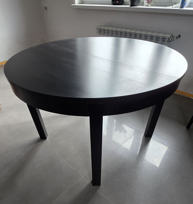Stół IKEA okrągły rozkładany drewniany