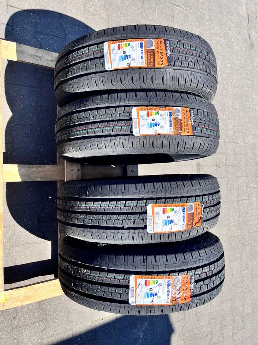 Okazja opony całoroczne 225/70R15C 112/110S Tracmax VAN SAVER NOWE 2026