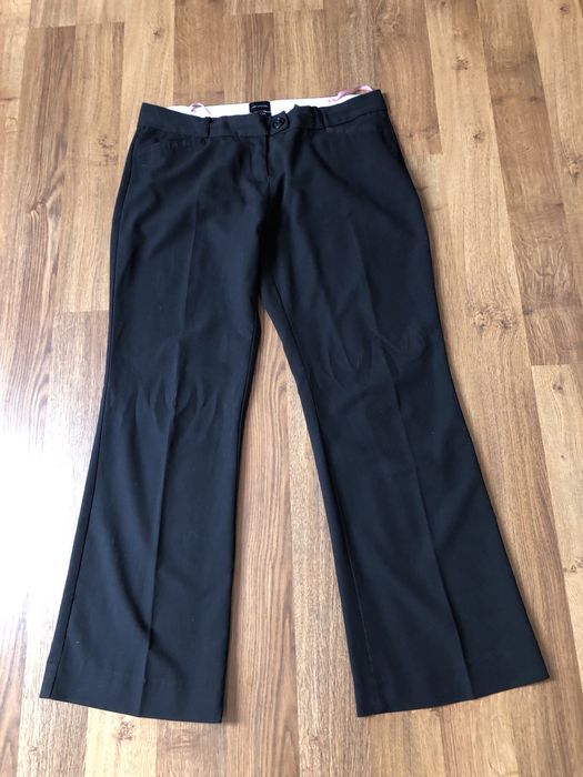 Czarne eleganckie spodnie The Limited Usa wizytowe biurowe kant  42