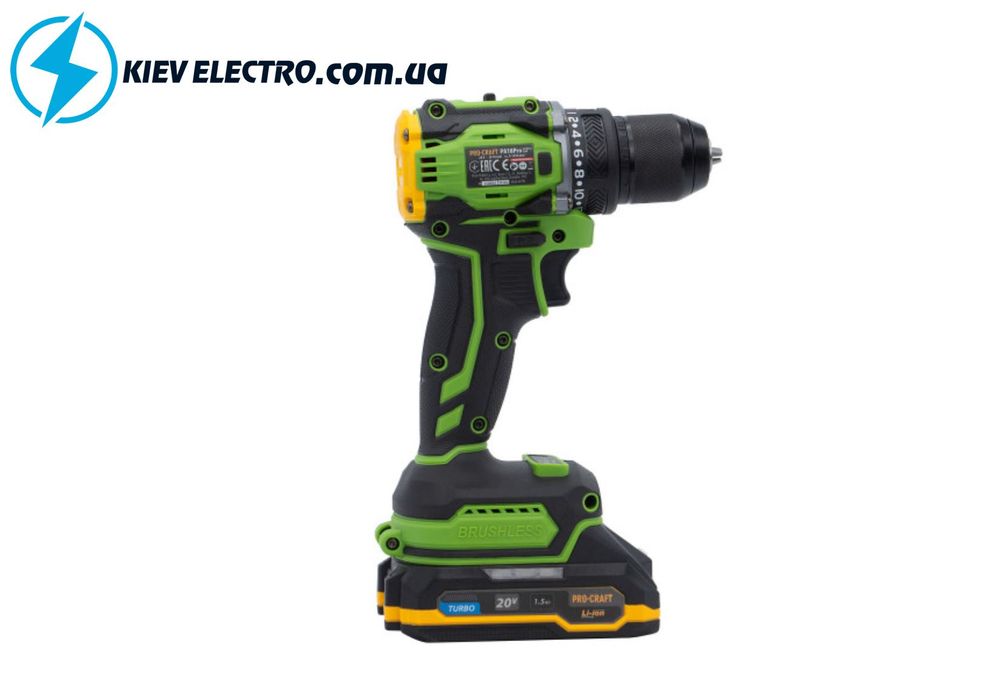 Шуруповерт бесщеточный Procraft PA18Pro (с 1 АКБ в КЕЙСЕ)  АКЦИЯ !!!