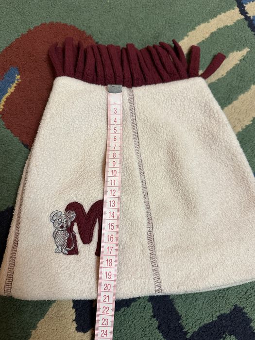 Czapka polarowa Beżowo bordowa