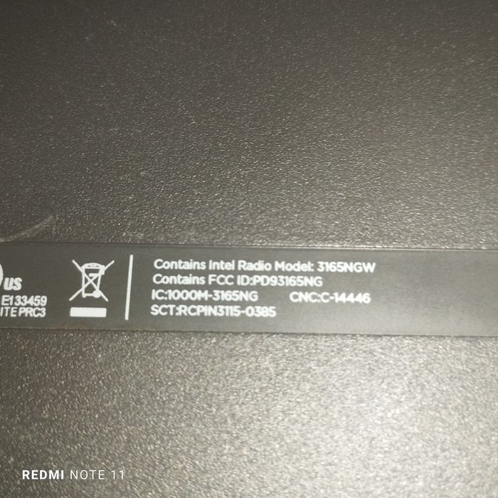 Laptop HP 3165ngw sprzedaje jako uszkodzony