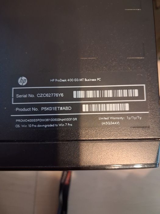 Komputer stacjonarny HP ProDesk 400 G3 MT