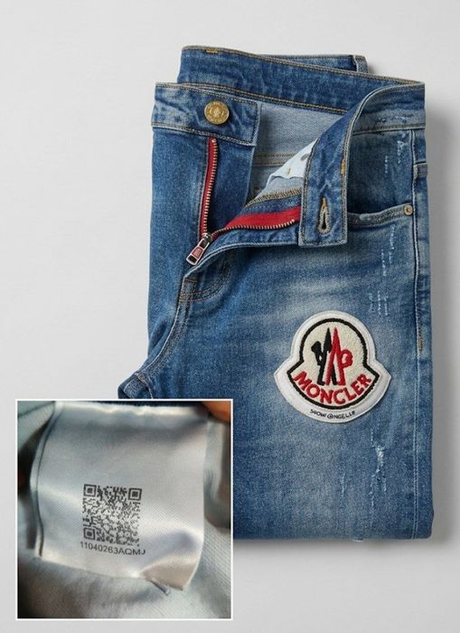 Джинсы Moncler & Palm Angels