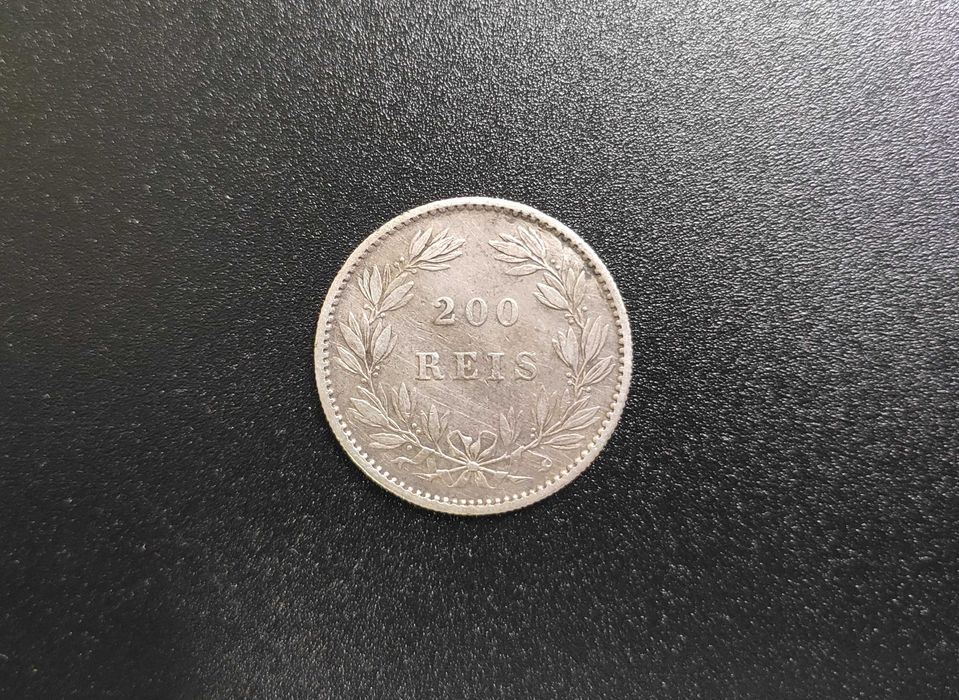Moeda 200 Reis 1887