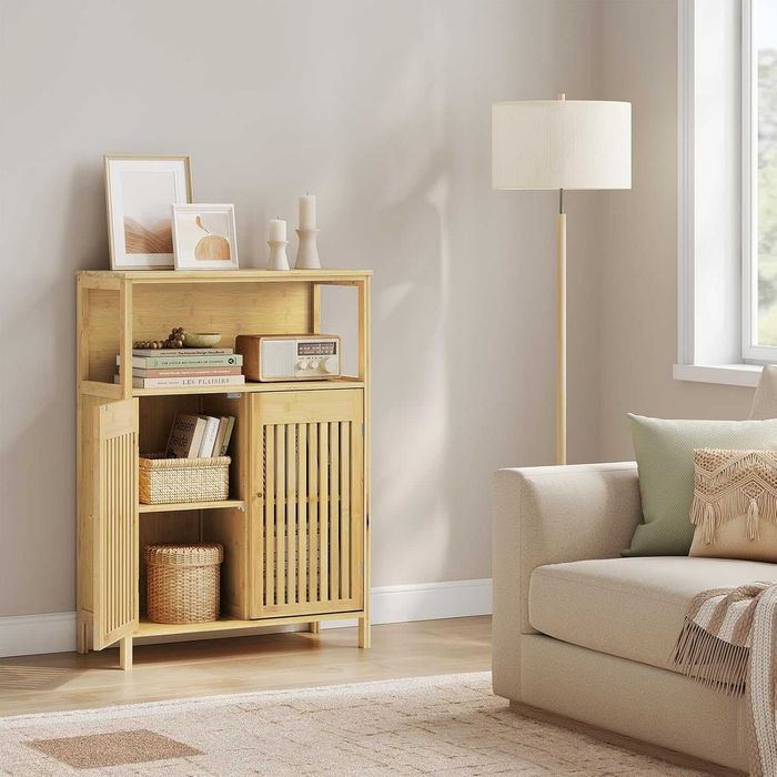 Nowa szafka łazienkowa /szafa bambusowa /komoda / półka / regał !K292!