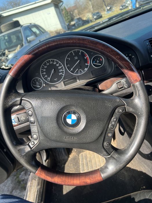 Kierownica Bmw e39 e38 drewno