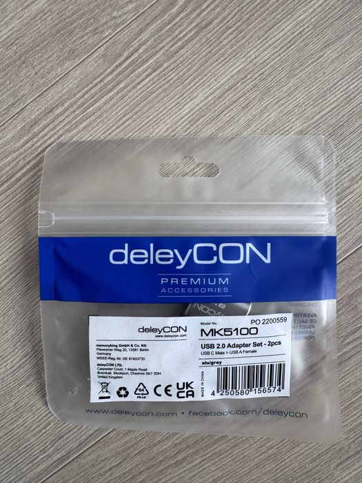 Adapter USB C USB A OTG USB 2.0 2 sztuki w kopmplecie