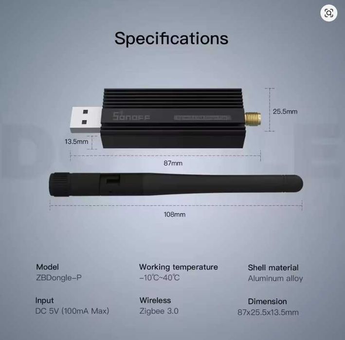 SONOFF ZBDongle-E USB Dongle Plus Zigbee 3.0