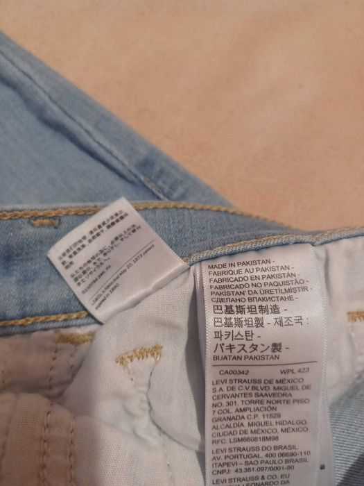 Calças Levi's 710 Super Skinny