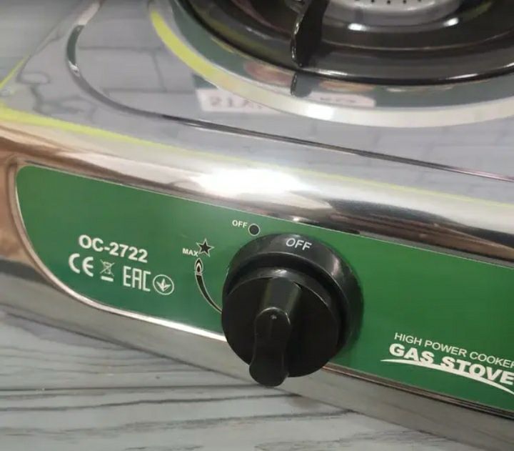 Таганок/настольная газовая плита/Styleberg 2 конфорки/балонный газ/