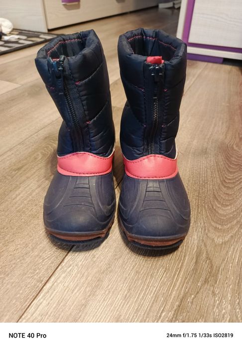 Śniegowce r 27 dla dziewczynki