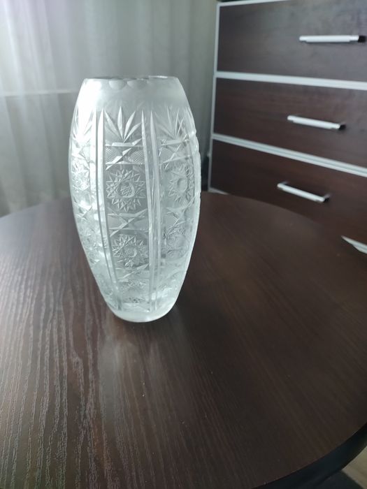 Wazon kryształowy PRL