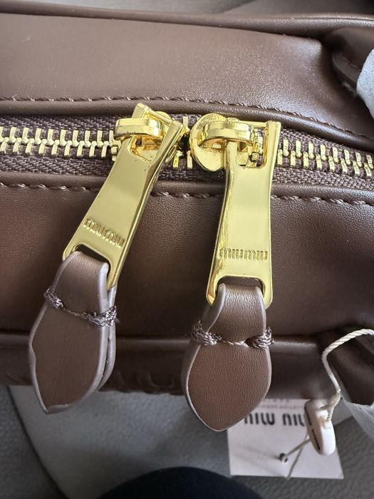 Torebka MIU MIU Beau Leather Bag brąz, coffee Jesień hit!!!