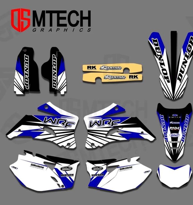Kit de autocolantes para yhamaha wr250f 2007/2008