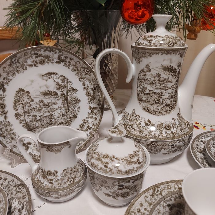Сервіз столовий, чайно-столовий,Scherzer,Jager,Німеччина,порцеляна