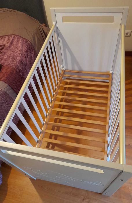Berço de Bébé Prénino + Colchão Zippy
