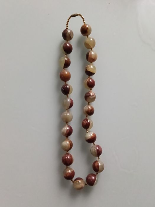 Бусы новые. Оникс