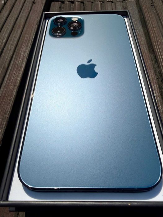 iPhone 12 Pro 128GB Pacific Blue | Pełen Zestaw z Pudełkiem | Stan Wizualny BDB