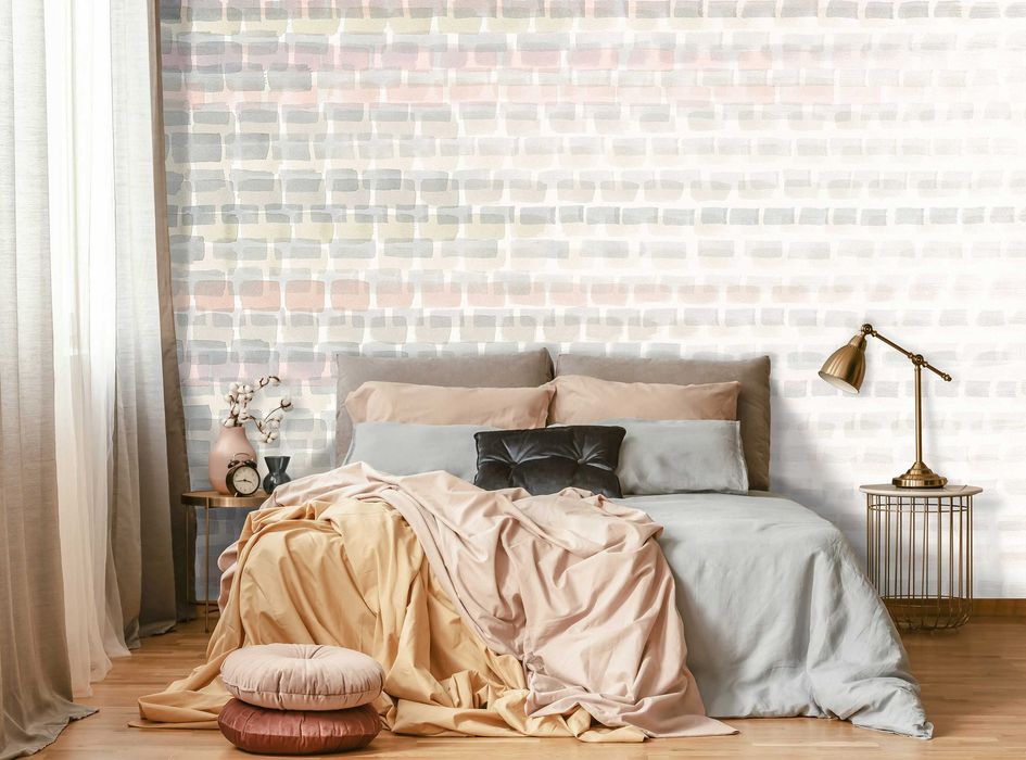 Fototapeta Powtarzalna Kształty Sztuka 3D Twój Rozmiar + KLEJ