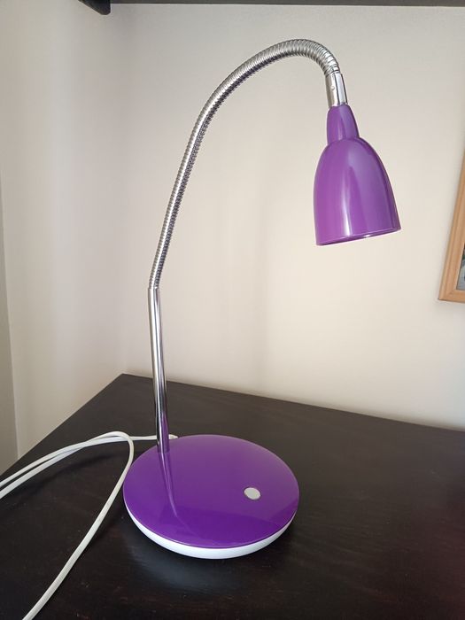 Candeeiro de Secretária Roxo Flexível