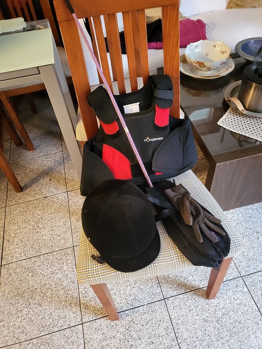 Equipamento de equitação de cavalos de criança