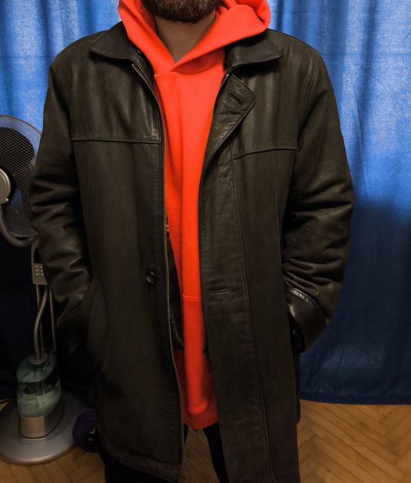 Куртка чоловіча шкіряна. Cannavaro Collection .Осінь-зима.