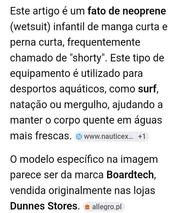 3 fatos para desportos nauticos novos