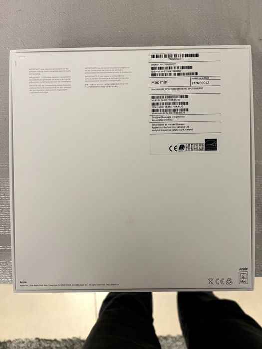 Mac mini M1 16gb ram 256SSD