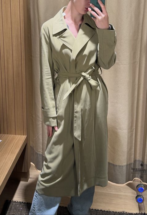 Тренч з віскози Mango
