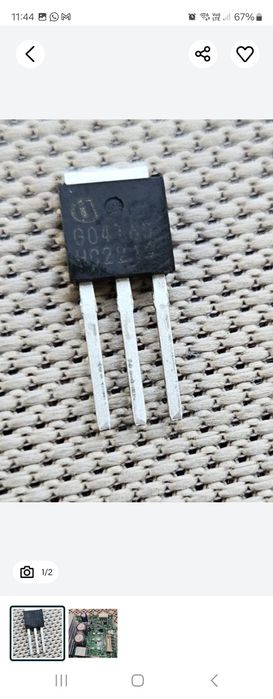 Tranzystor G04T60 thermomix tm5 tm6 error płyta główna