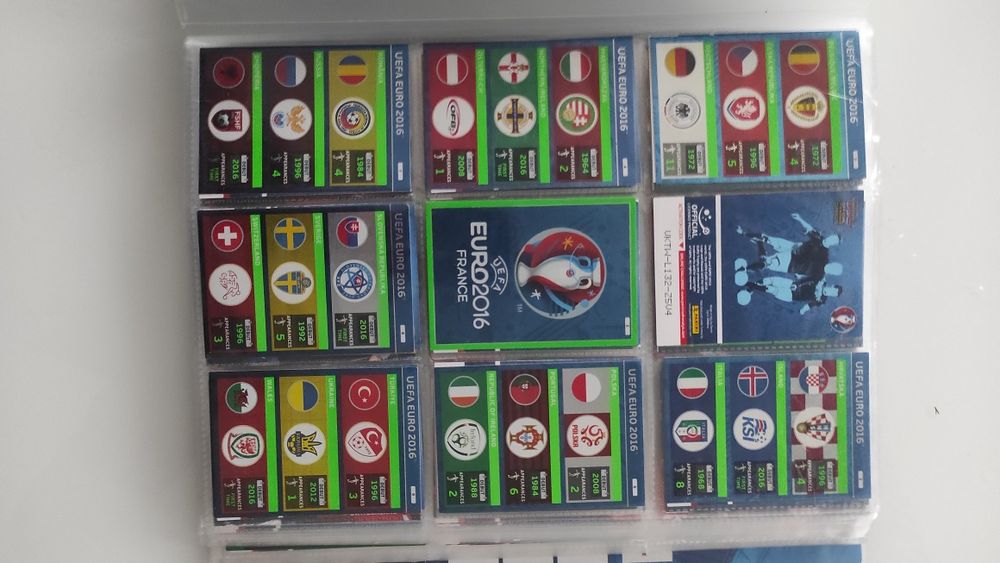 Panini Euro 2016 album karty 365 kart