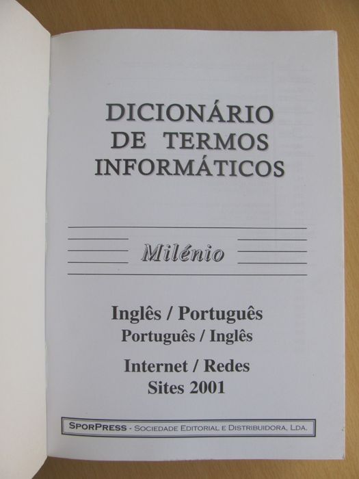 Dicionário de Termos Informáticos