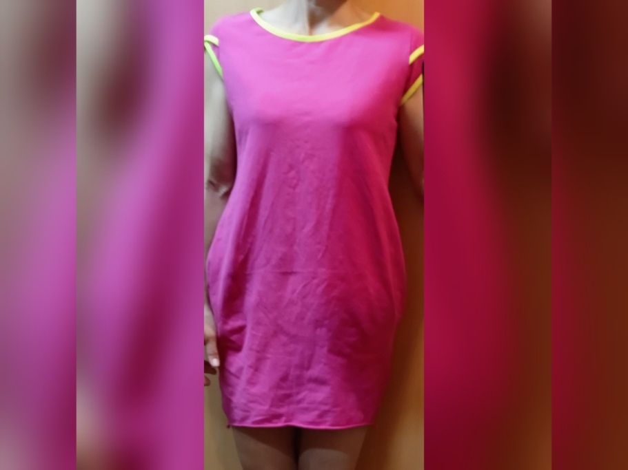 Sukienka tunika z kieszonkami S M