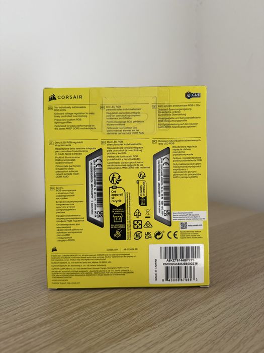 Corsaid RAM 32gb (16GBx2) DDR5 SELADO