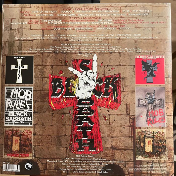 2LP Black Sabbath - Mob Rules