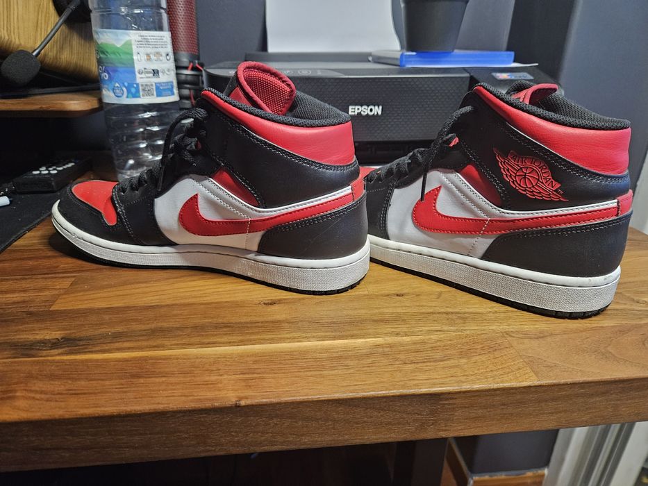 Nike air Jordan mid  Vermelho ORIGINAIS