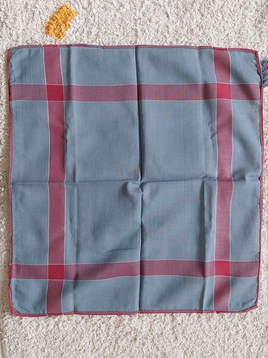 Chusteczki męskie materiałowe retro PRL