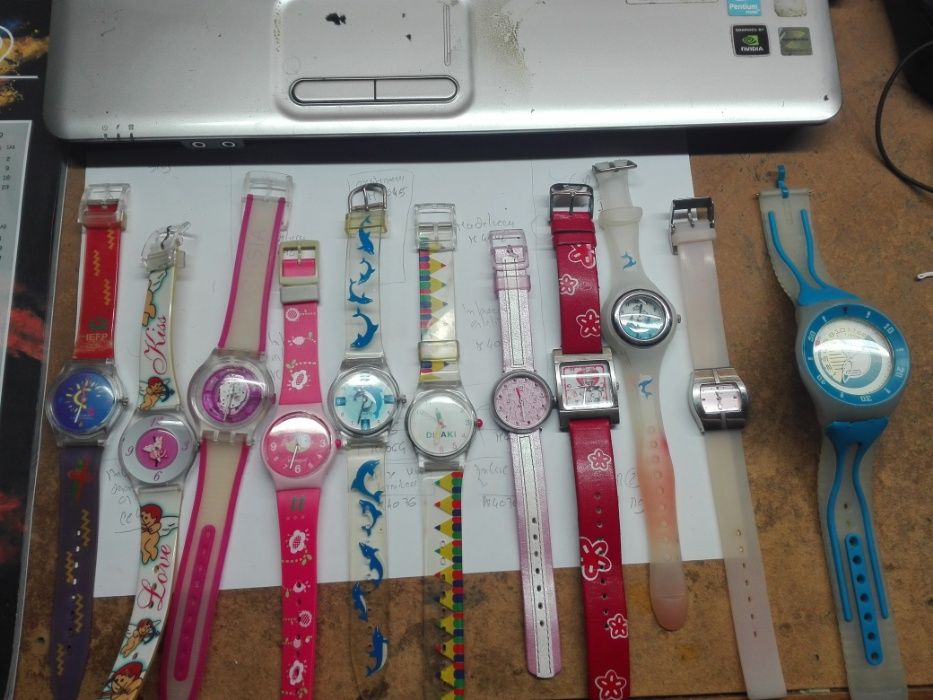 Girls' Watch Set: Swatch Skin, Timberland, etc.64286587124481120