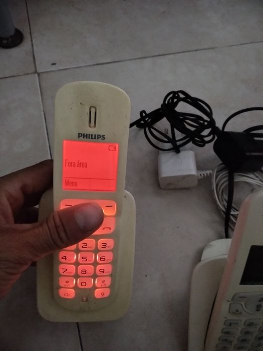 Telefone sem fio 2  Philips com ramal