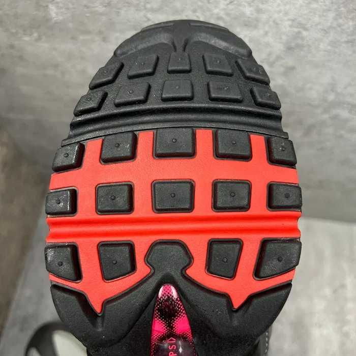 Nike air max 95 сіро-червоні найк аір макс 95 красовки Nike air max