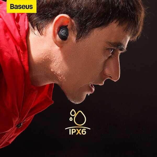 Baseus Bowie MA10 Słuchawki bezprzewodowe Bluetooth ANC IPX6 Etui ładu