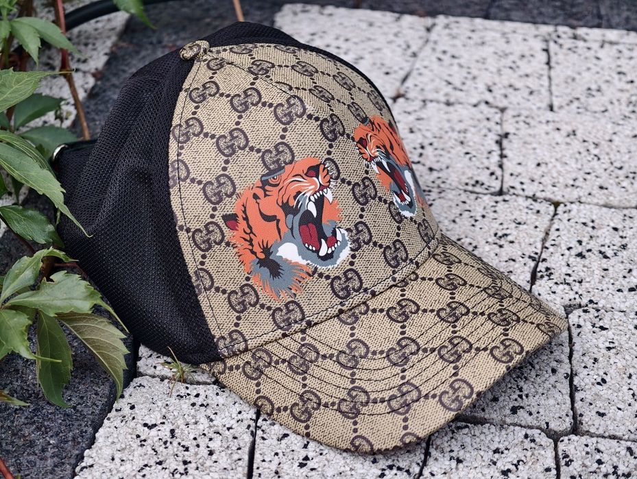 Czapka Gucci tiger z tygrysem